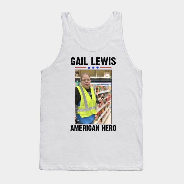 Gail Lewis American Hero We Salute You The End Of An Era Tank Top by Zimmermanr Liame
